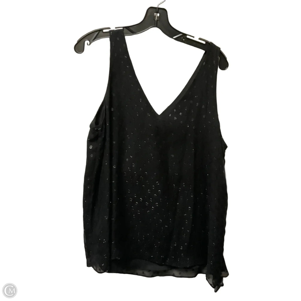 Top Sleeveless Designer By Lilly Pulitzer In Black, Size: L