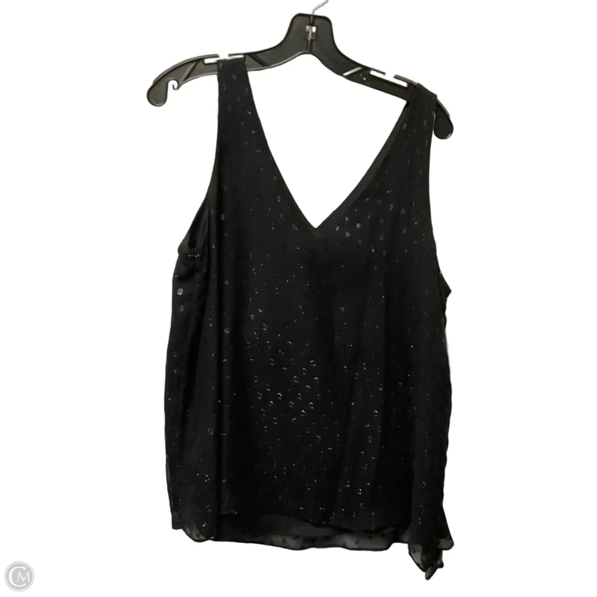 Top Sleeveless Designer By Lilly Pulitzer In Black, Size: L