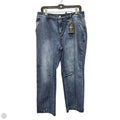 Jeans Cropped By Flamingals In Blue Denim, Size: 16