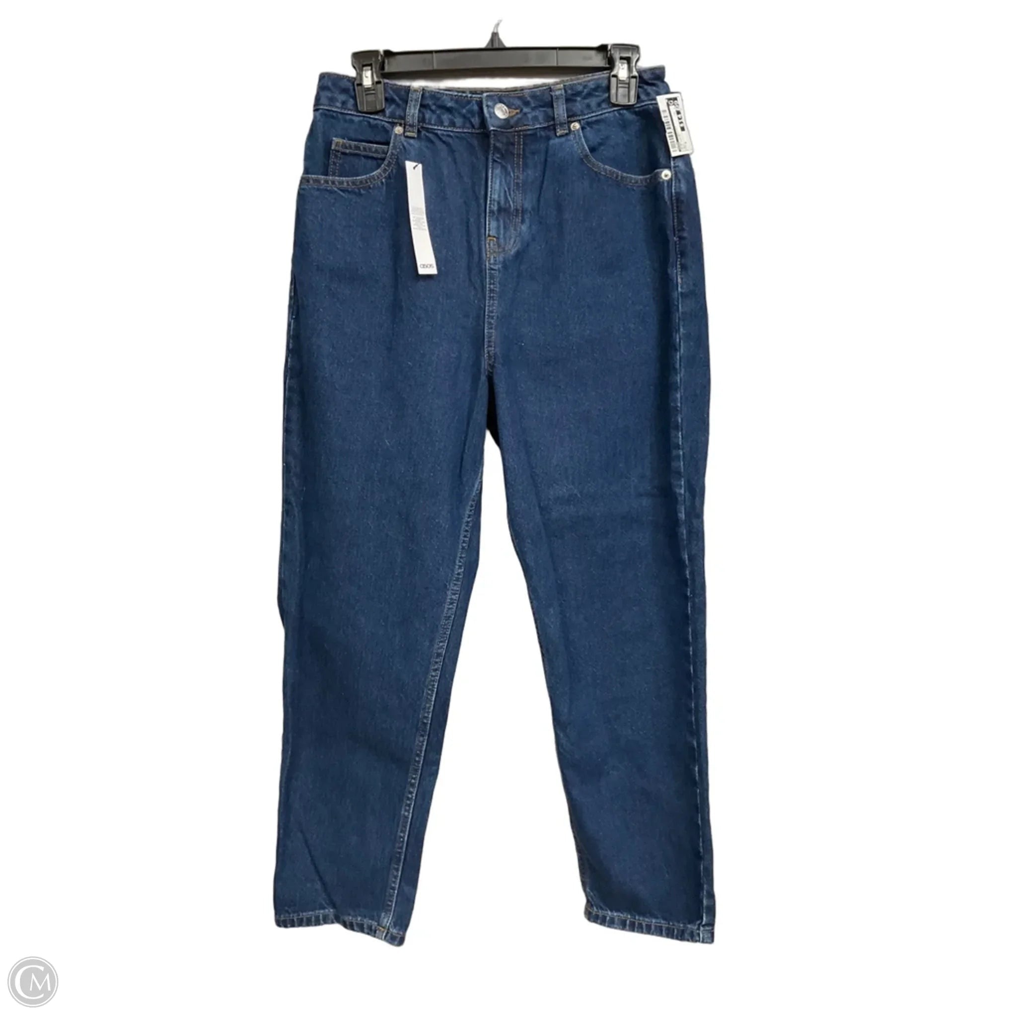 Jeans Straight By Asos In Blue Denim, Size: 6