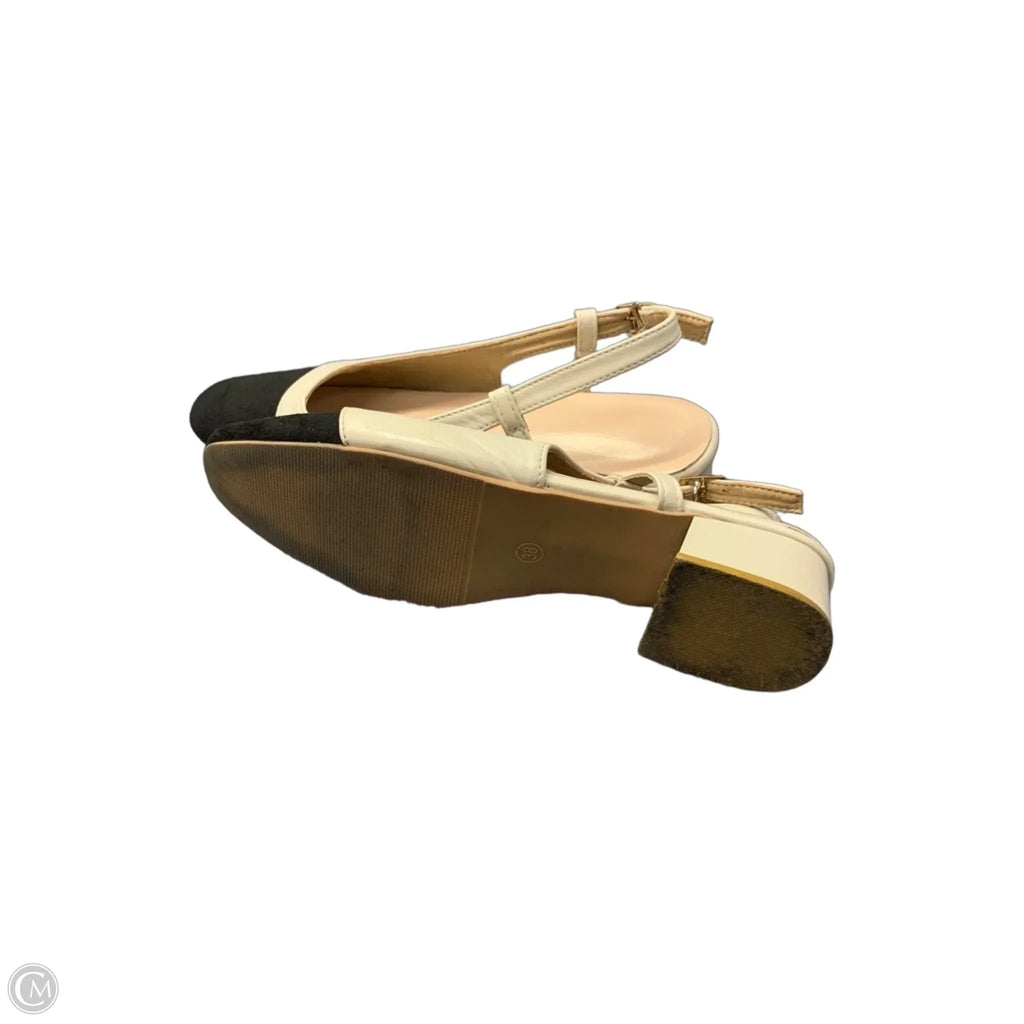 Shoes Heels Kitten By Clothes Mentor In Cream, Size: 8