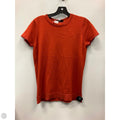 Top Short Sleeve By Cable And Gauge In Striped Pattern, Size: L