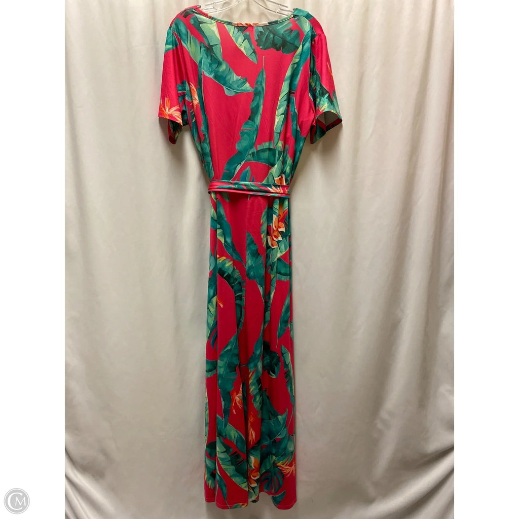 Dress Casual Maxi By Clothes Mentor In Pink, Size: Xxl