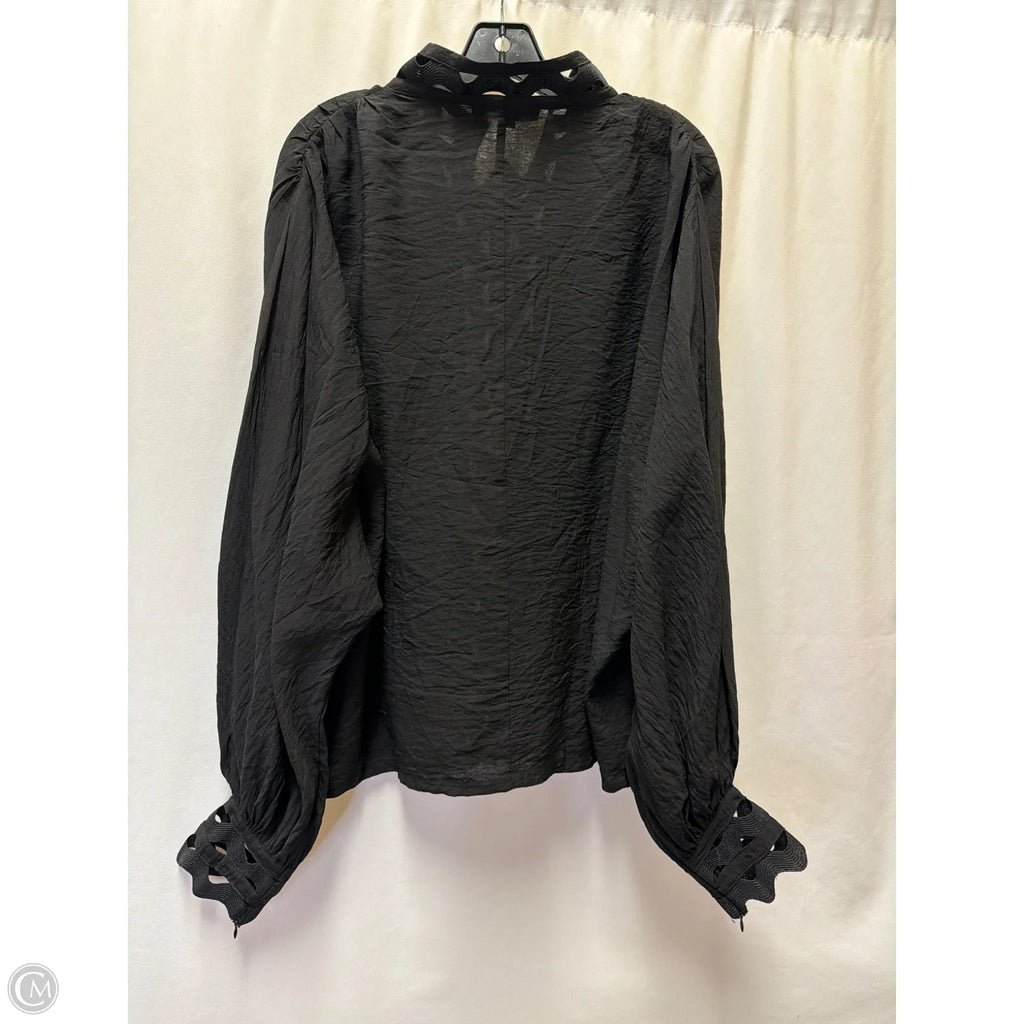 Top Long Sleeve By Endless Rose In Black, Size: M