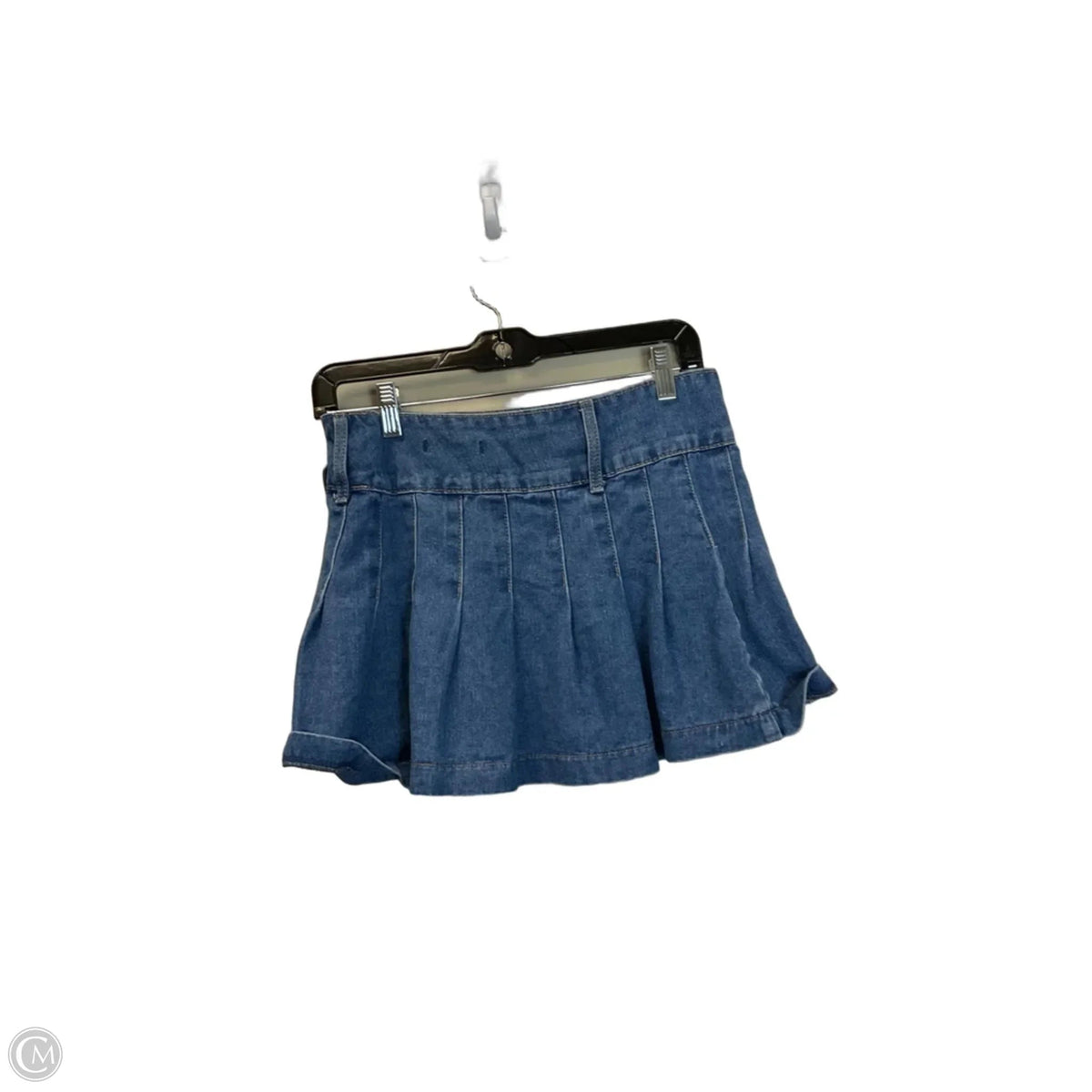 Skirt Mini & Short By Sincerely Jules In Blue Denim, Size: L