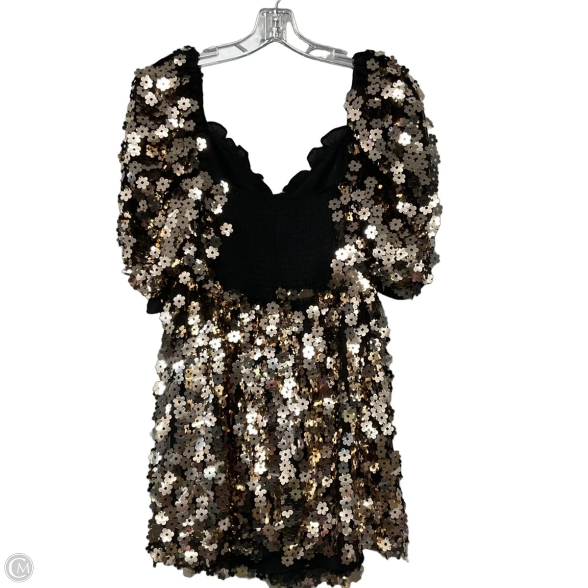 Dress Party Short By Buddy Love In Gold, Size: L