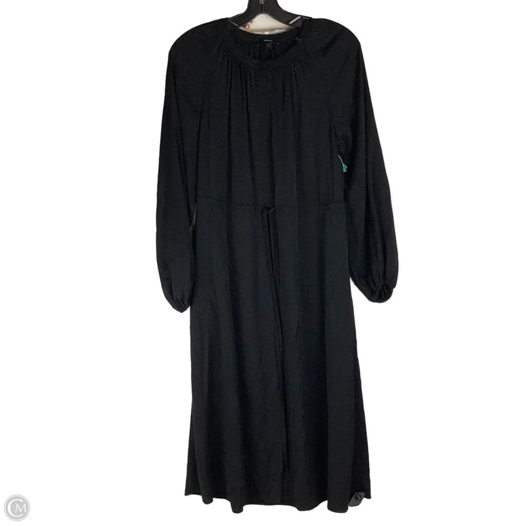 Dress Casual Midi By Theory In Black, Size: S