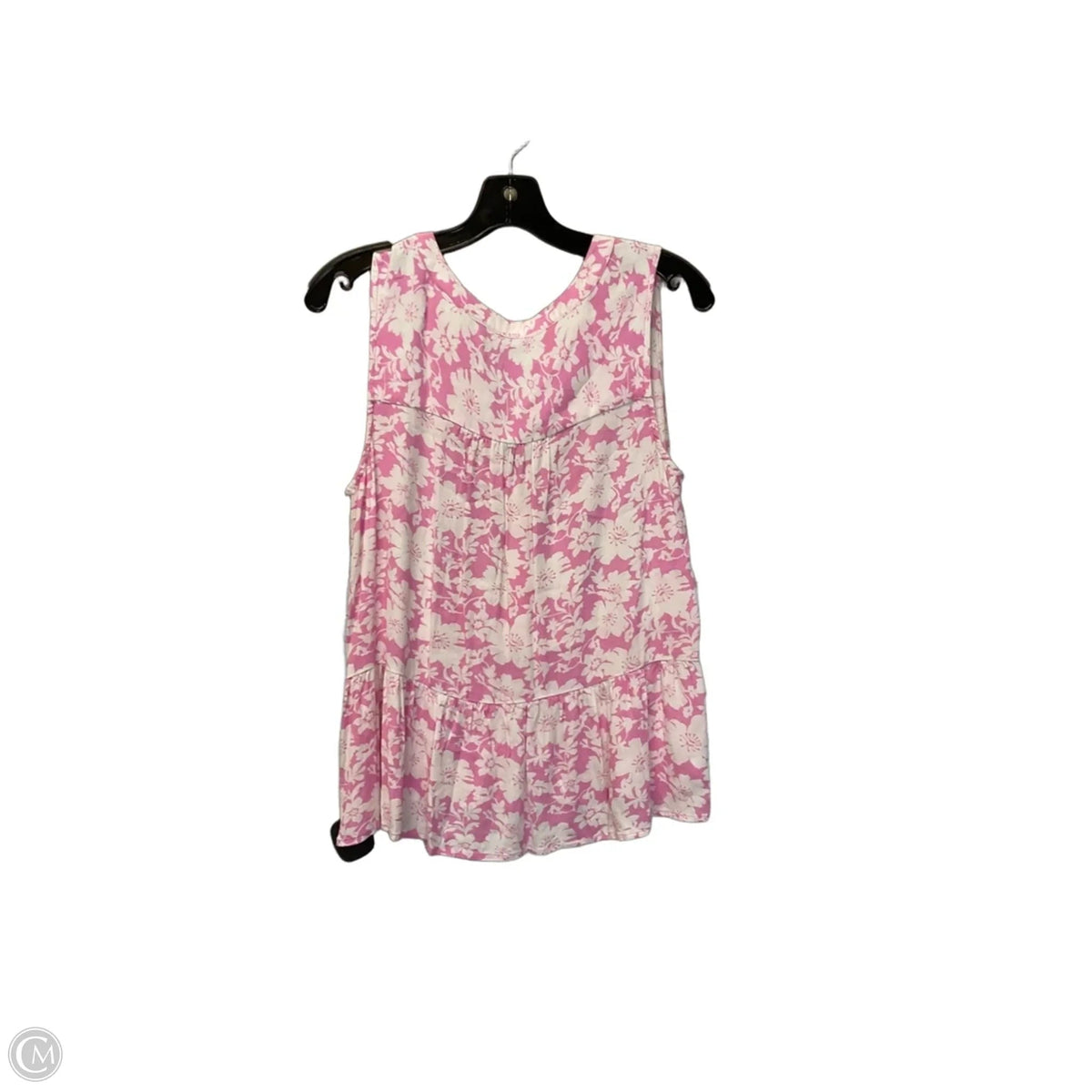 Top Sleeveless Basic By Loft In Pink, Size: M