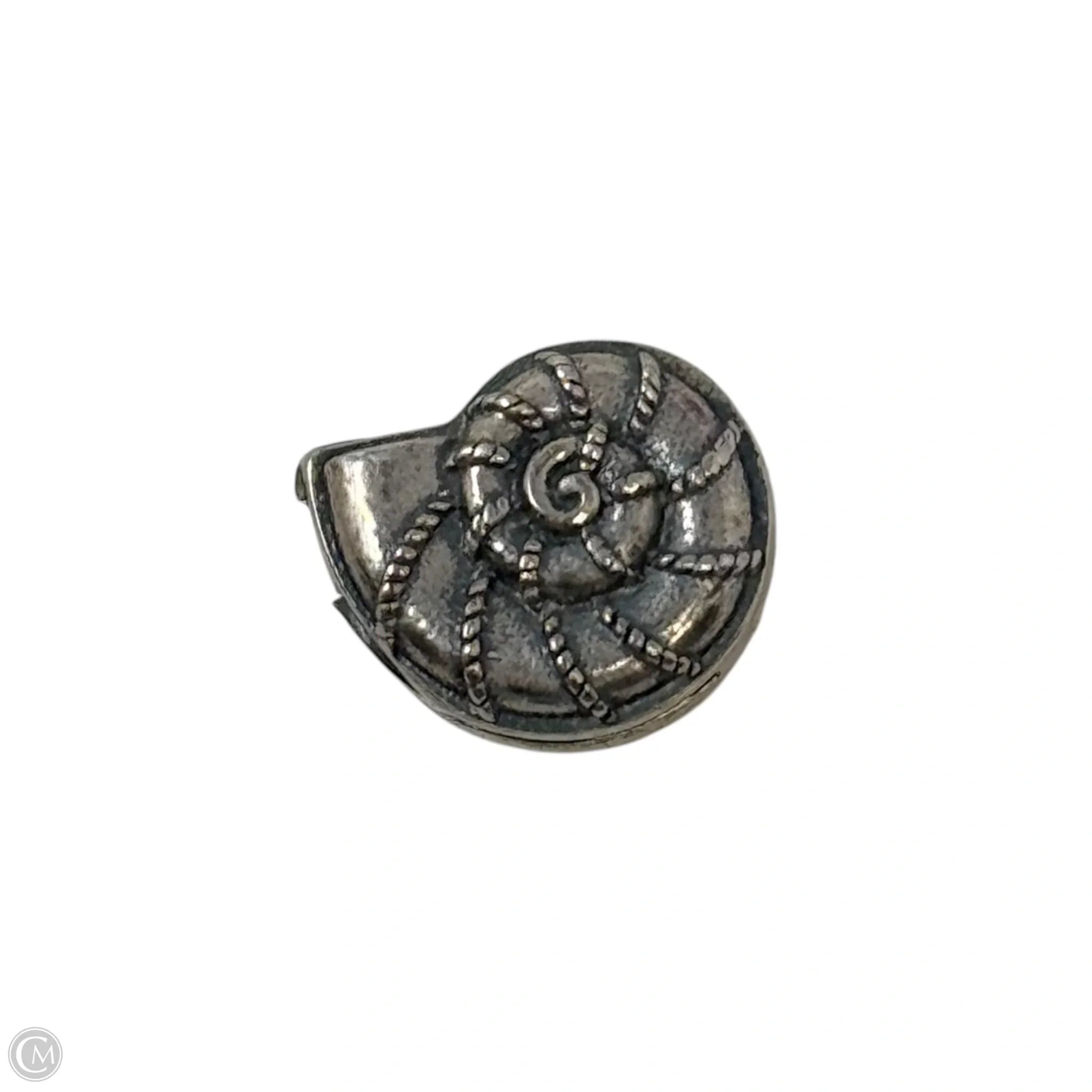 Nautilus Shell Sterling Silver Bracelet Clip Charm