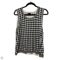 Tank Top By Talbots In Black & White, Size: L