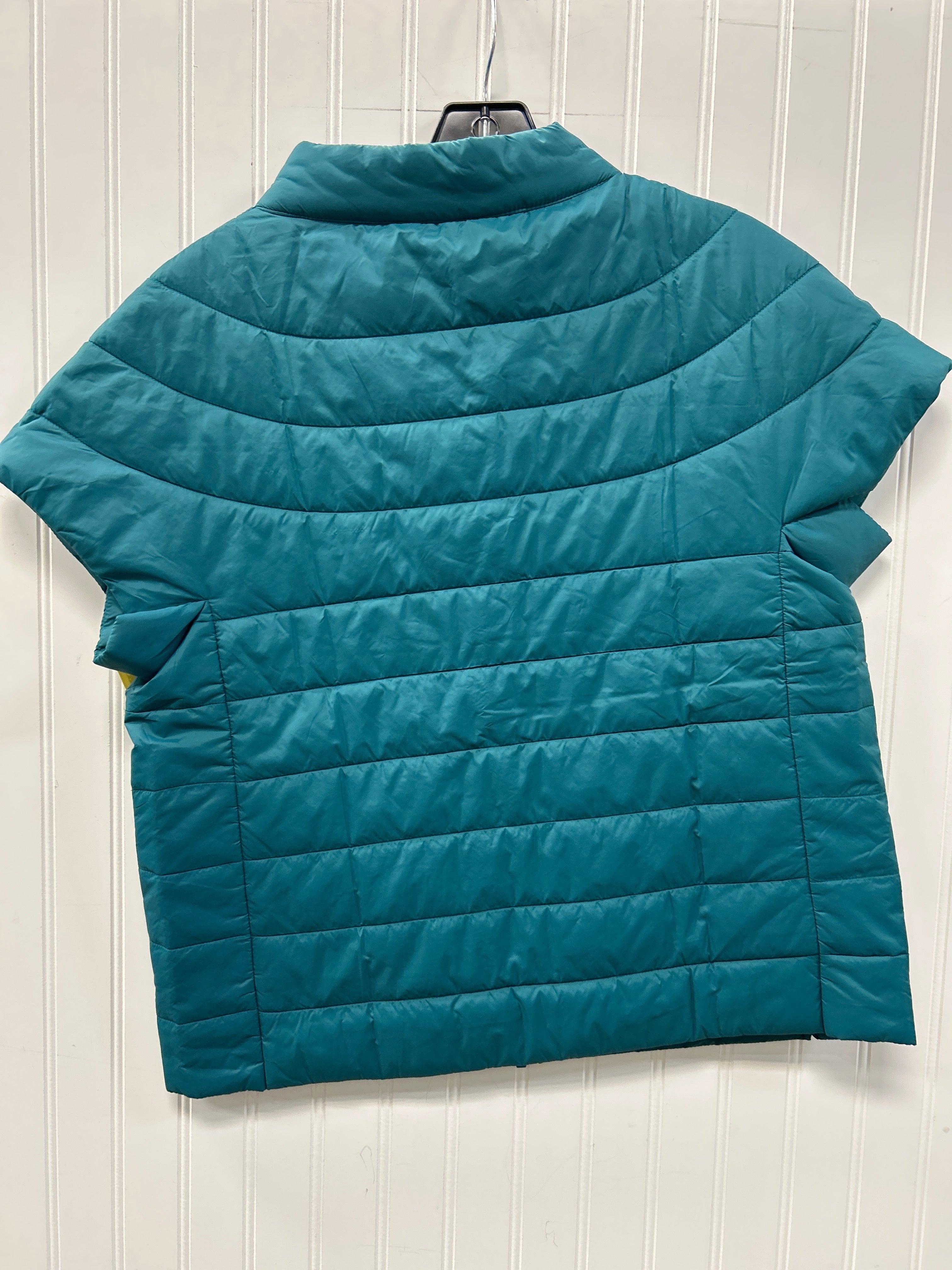 Vest Puffer & Quilted By Coldwater Creek In Teal, Size:Sp