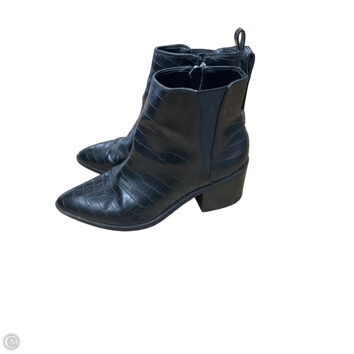 Boots Ankle Heels By A New Day In Black, Size: 8.5