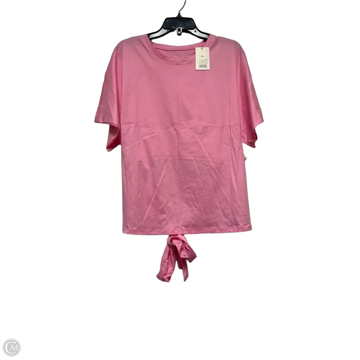 Top Short Sleeve Basic By A New Day In Pink, Size: Xxl