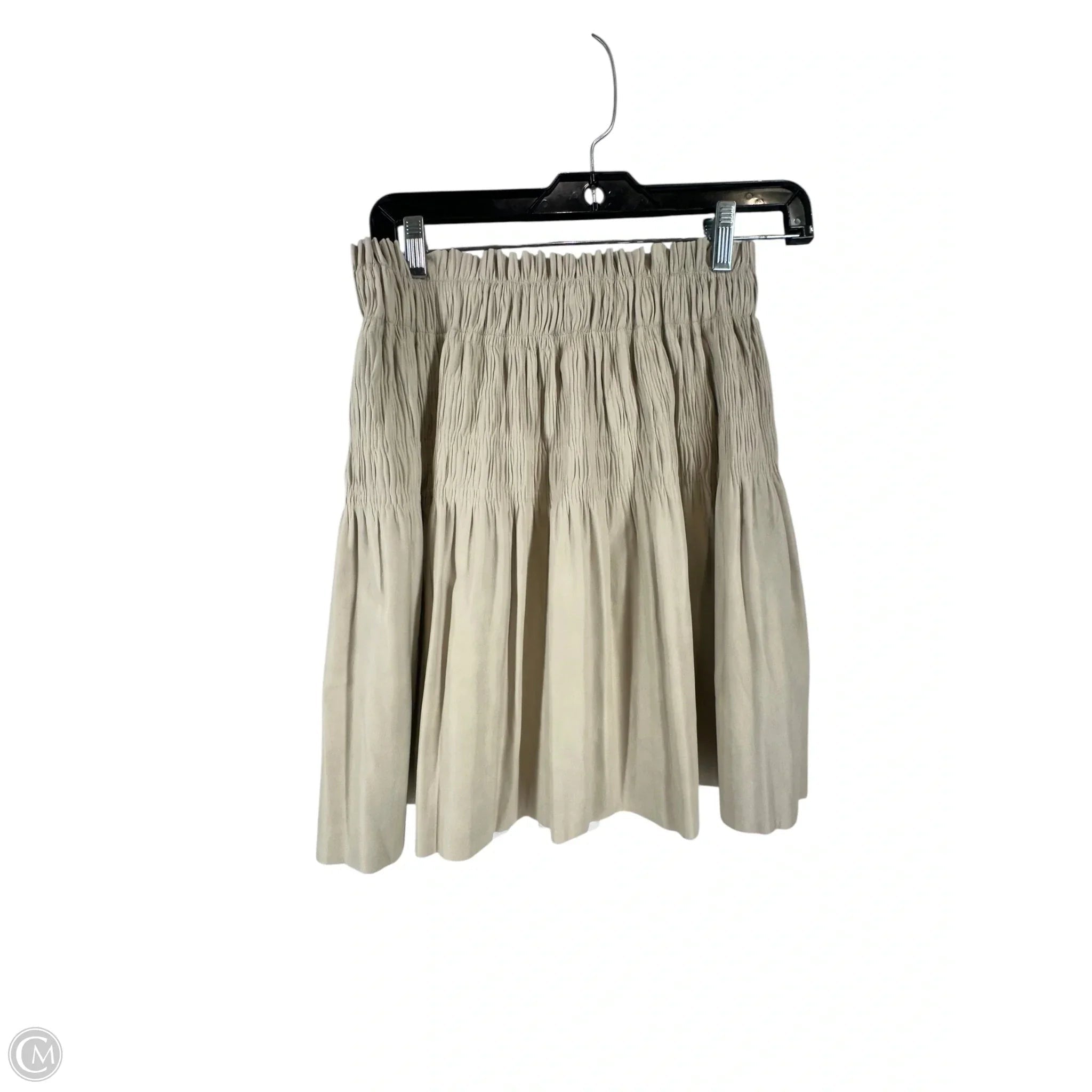 Skirt Midi By 7 For All Mankind In Beige, Size: Xs