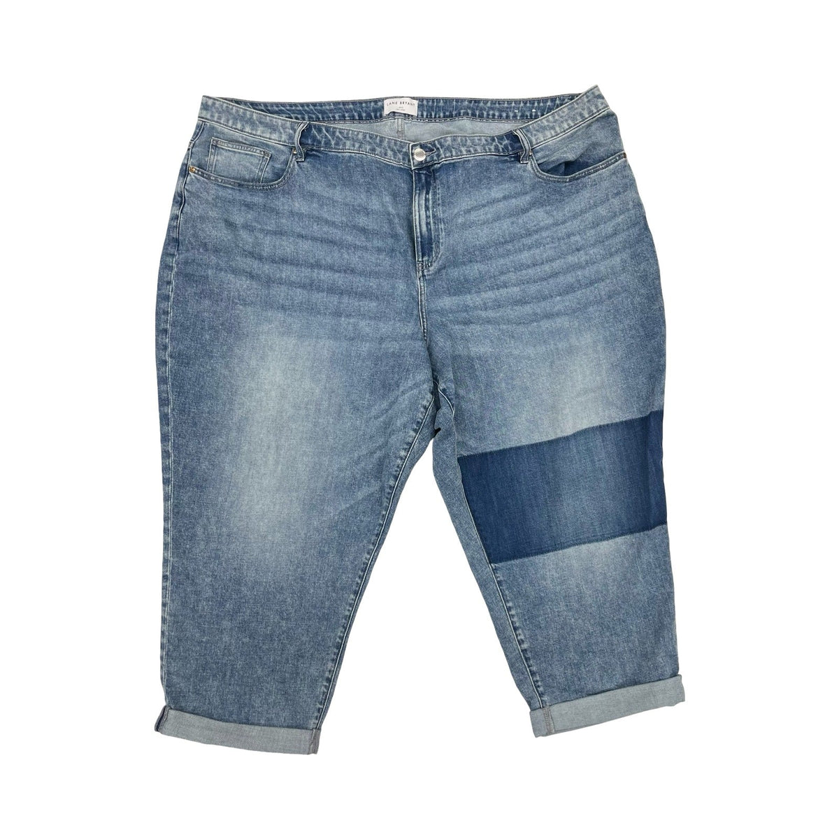 Jeans Straight By Lane Bryant In Blue Denim, Size:30