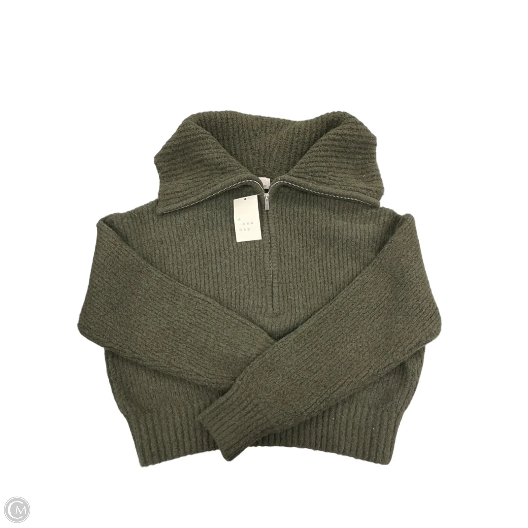 Sweater By A New Day In Green, Size: Xs
