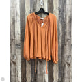 Top Long Sleeve By Ramy Brook In Copper, Size: Xs
