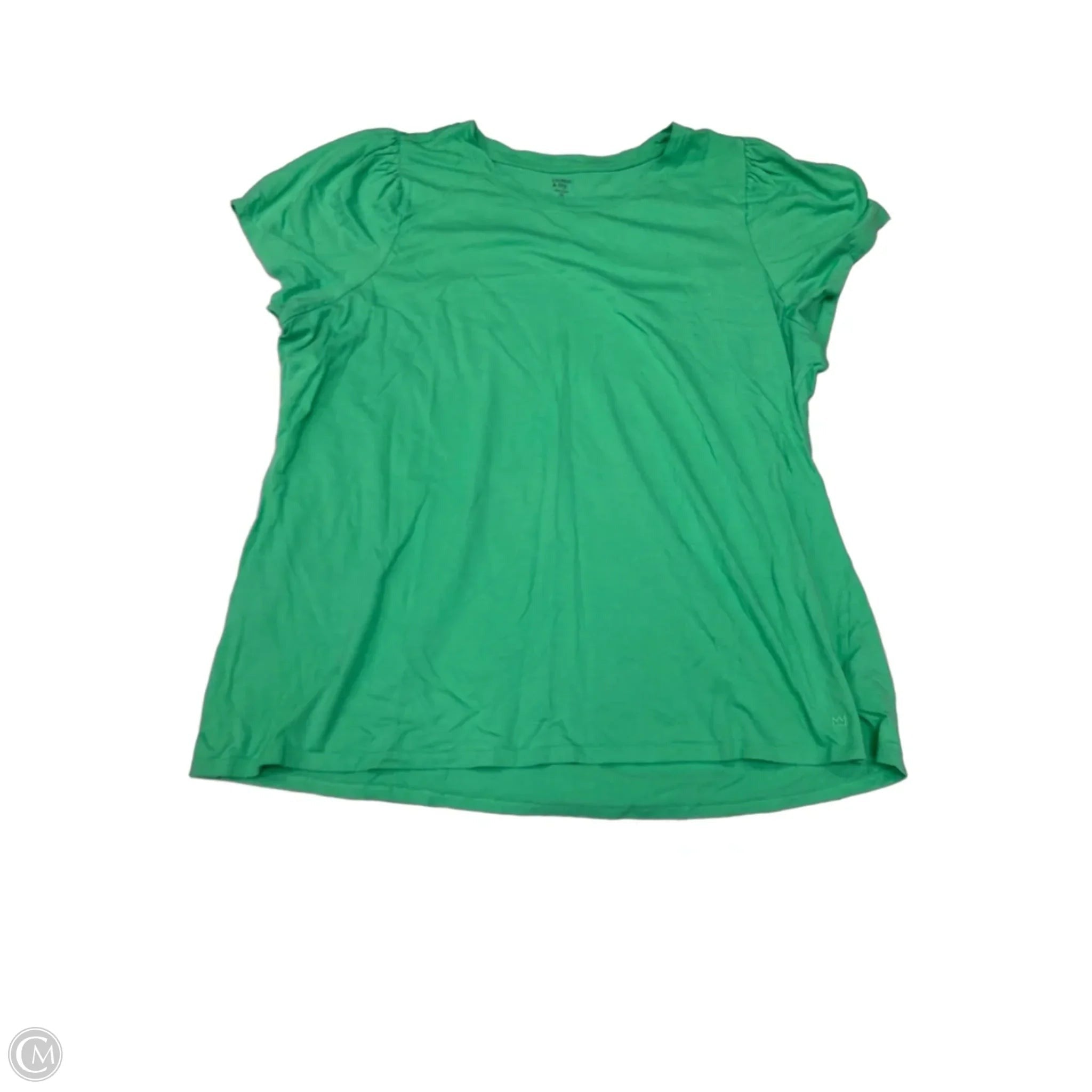 Top Short Sleeve By Crown And Ivy In Green, Size: 3x