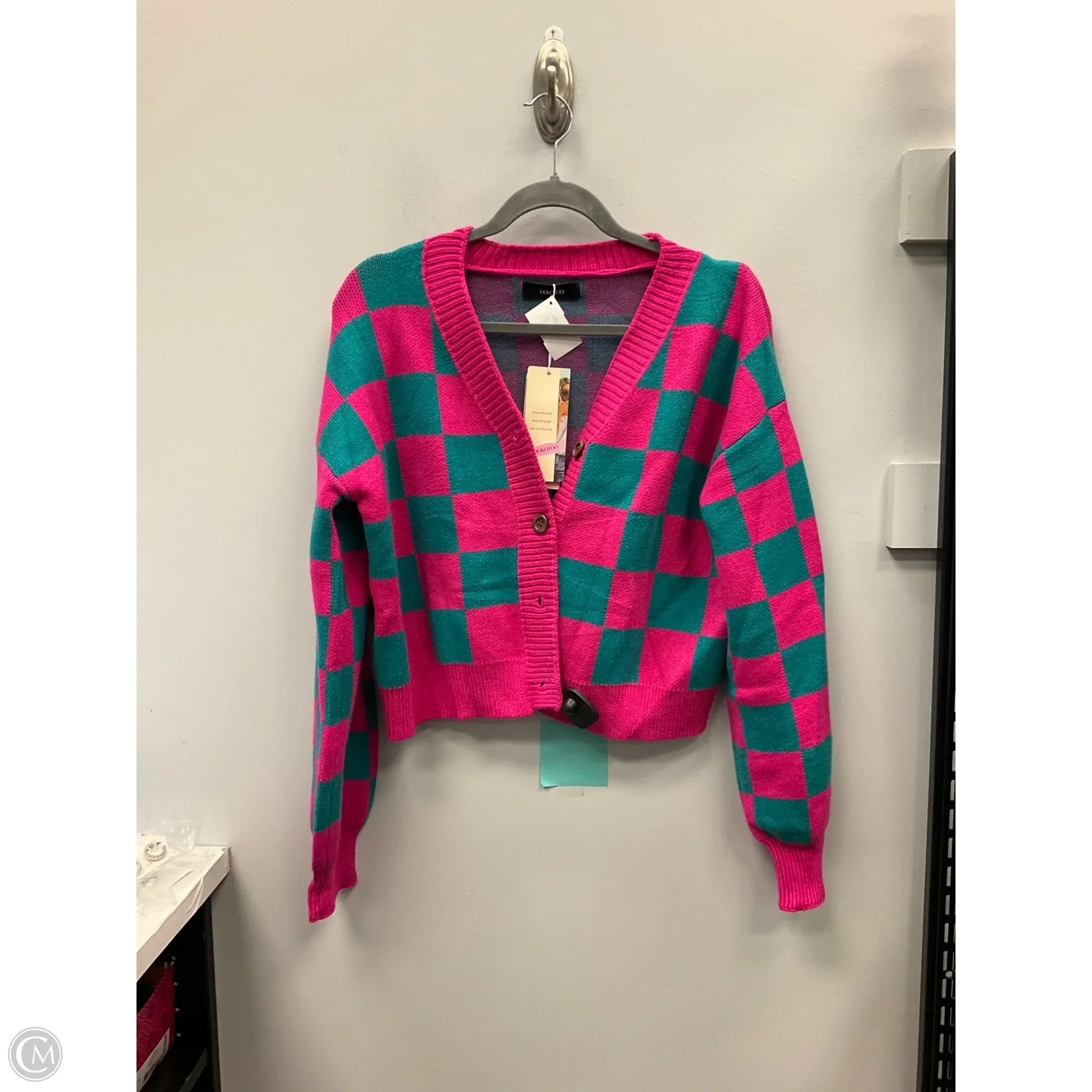 Sweater By Dokotoo In Checkered Pattern, Size: M