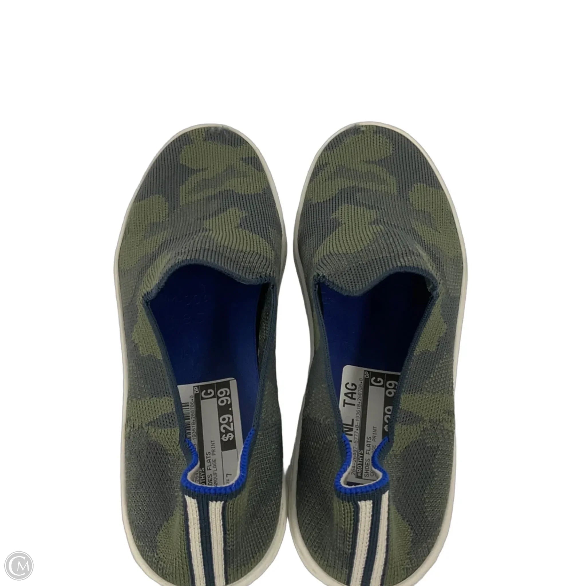 Shoes Flats By Rothys In Camouflage Print, Size: 7