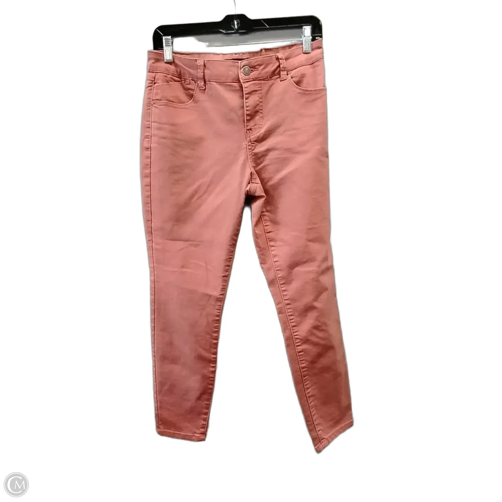 Jeans Skinny By Clothes Mentor In Orange, Size: 10