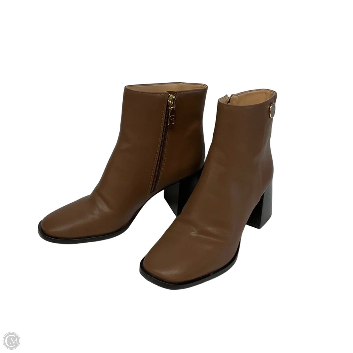 Boots Designer By Coach In Brown, Size: 7