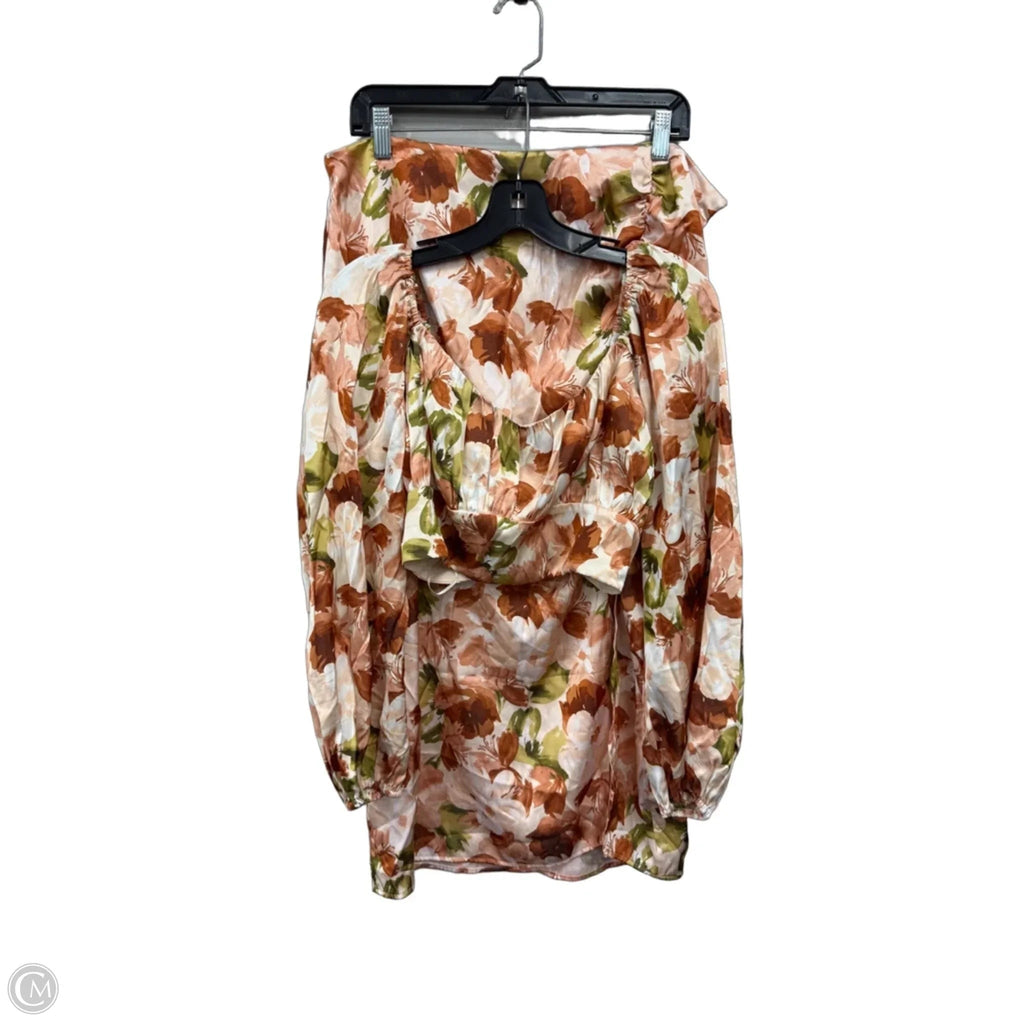 Skirt Set 2pc By Abercrombie And Fitch In Pink, Size: Xl
