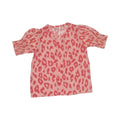 Blouse Ss By Bibi In Orange, Size:Xl