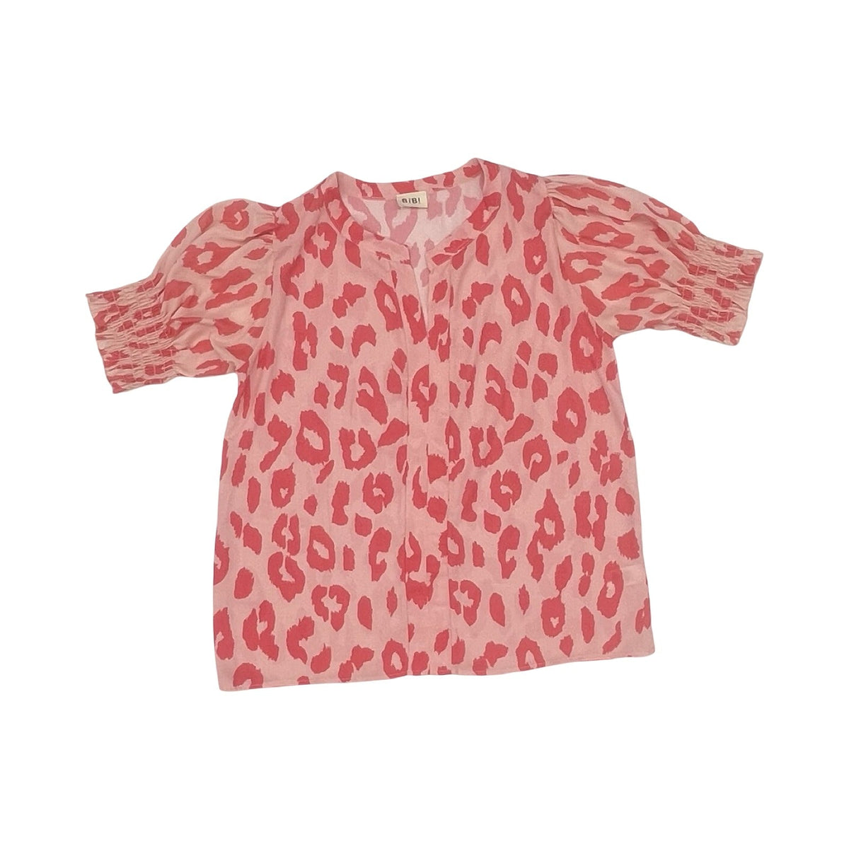 Blouse Ss By Bibi In Orange, Size:Xl