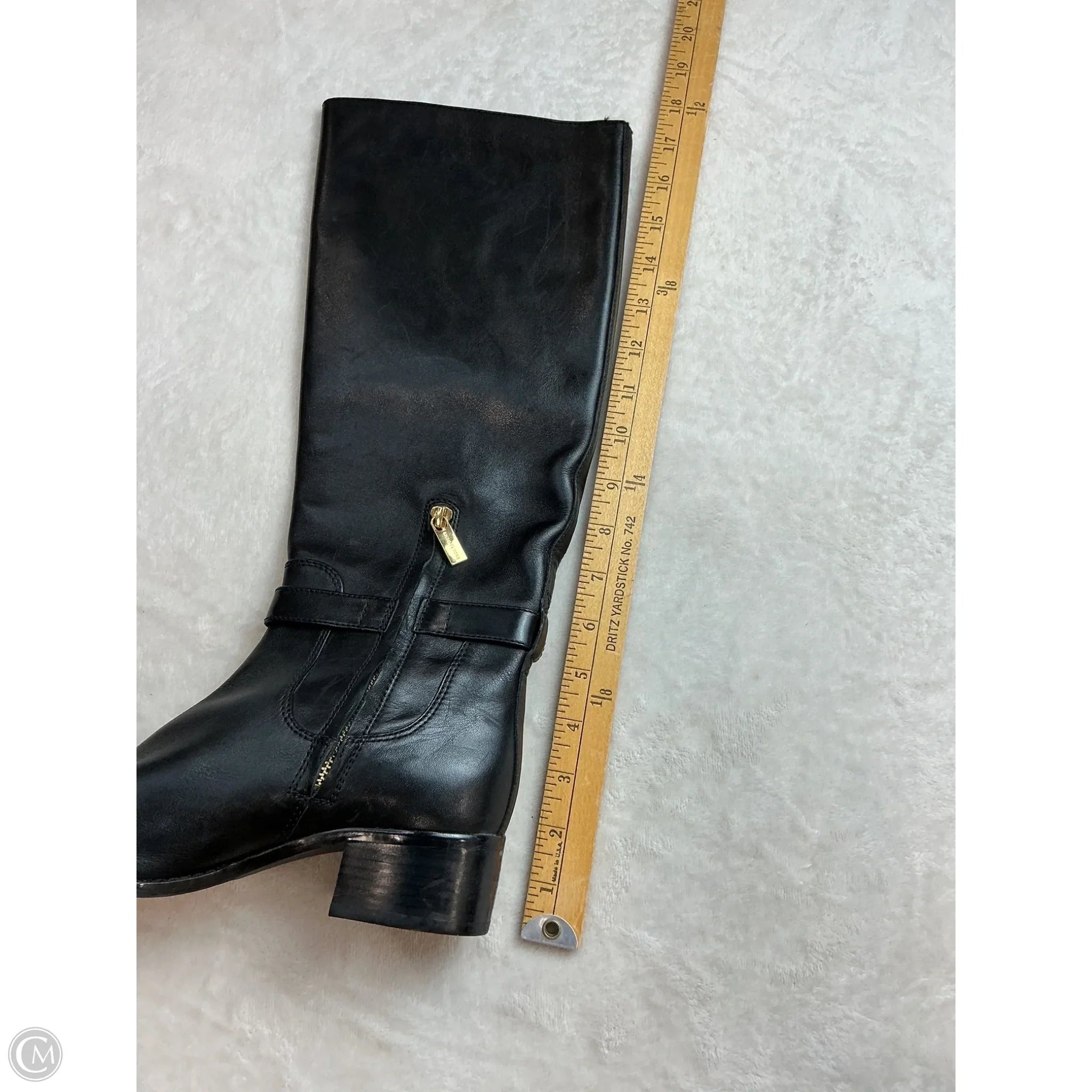 Boots Mid-calf Flats By Michael By Michael Kors In Black, Size: 6.5