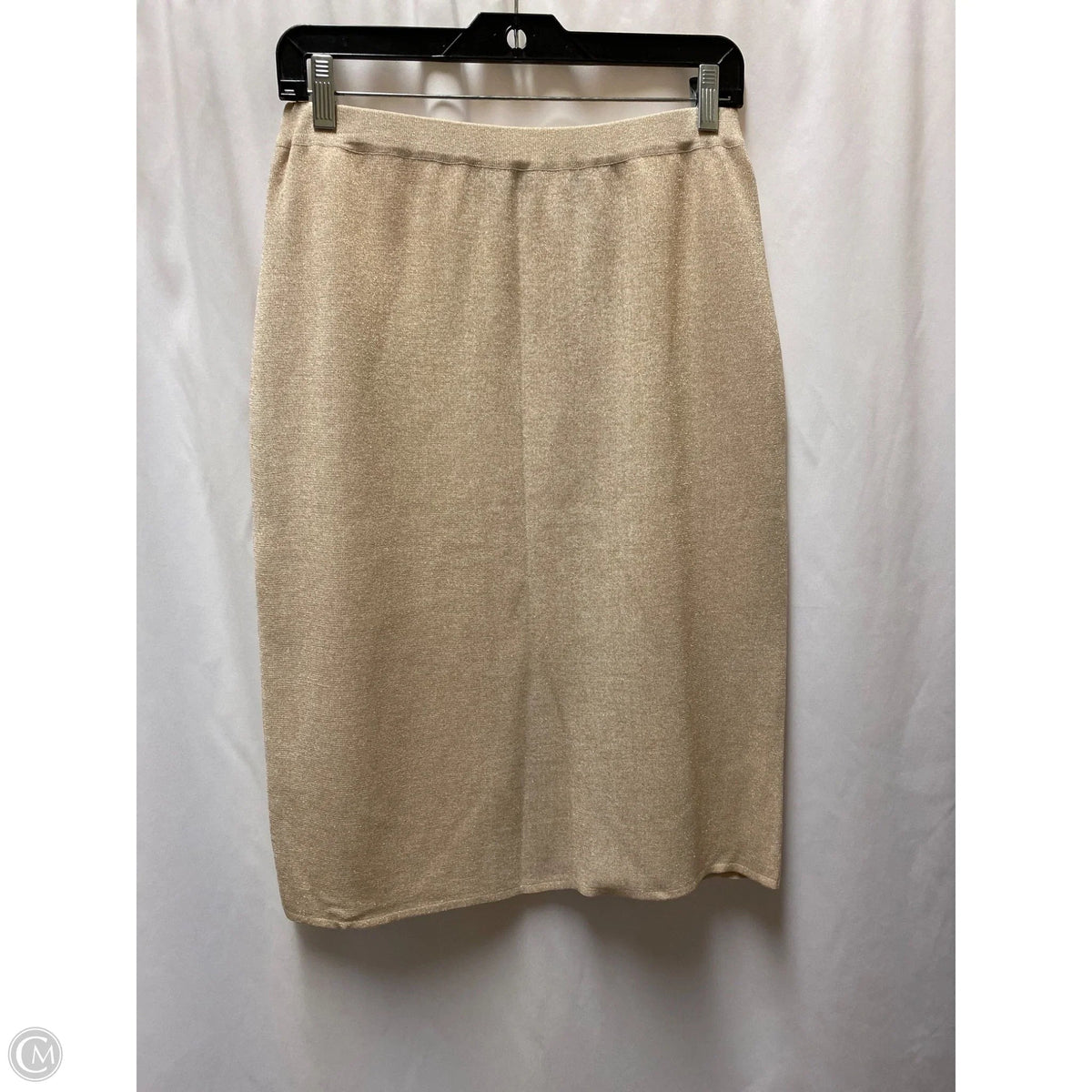 Skirt Mini & Short By Ming Wang In Gold, Size: S