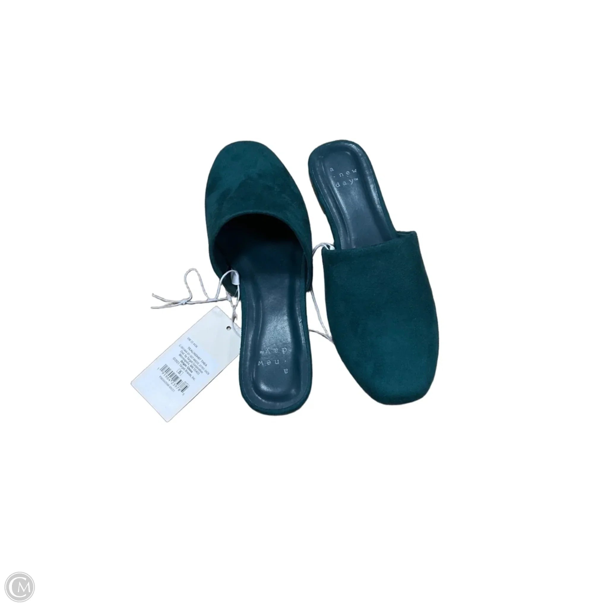 Shoes Flats By A New Day In Green, Size: 5