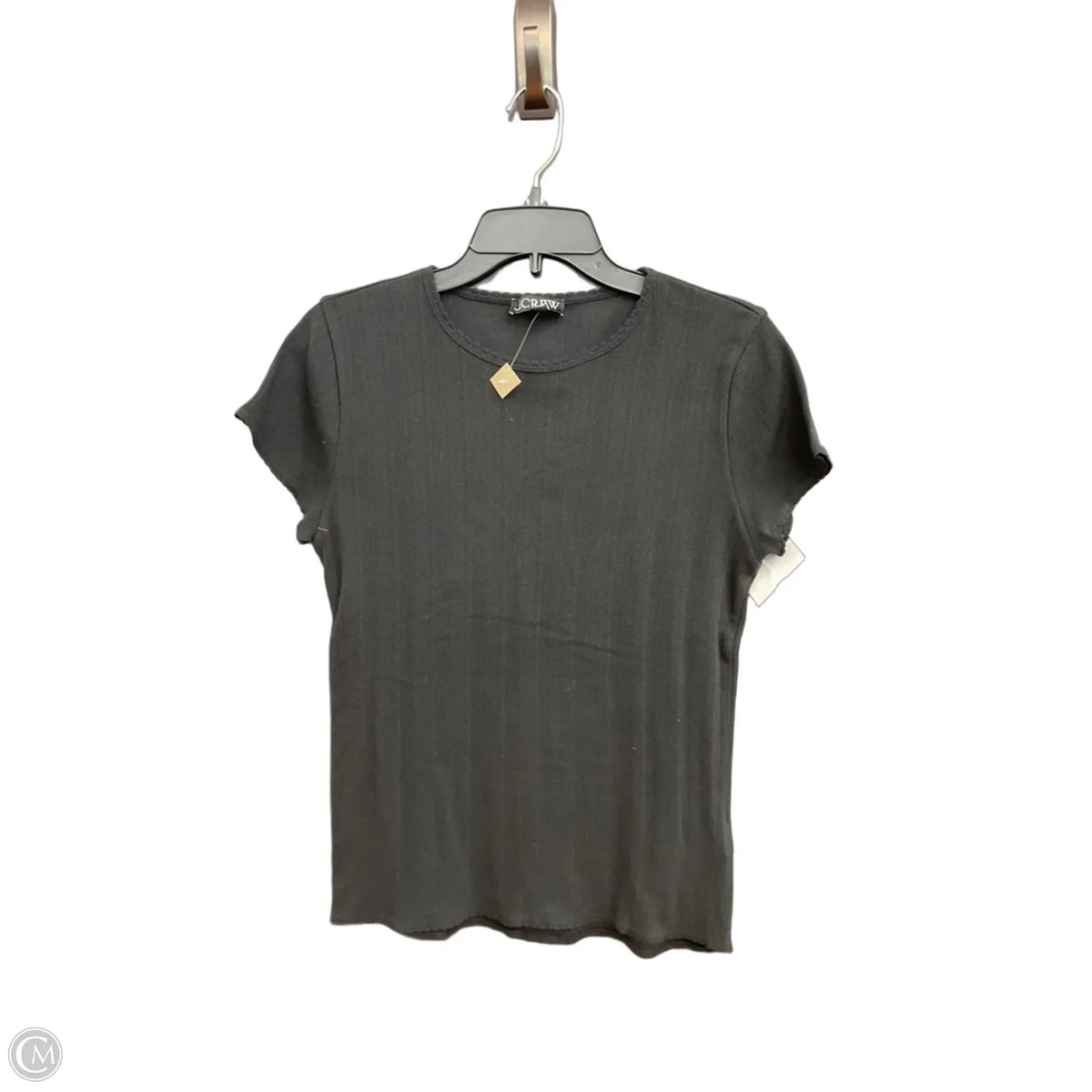 Top Short Sleeve By J. Crew In Black, Size: L
