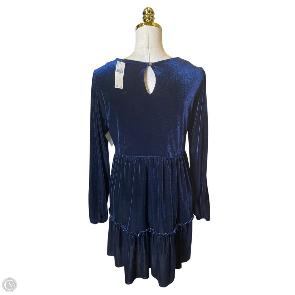 Dress Casual Midi By Anthropologie In Blue, Size: S