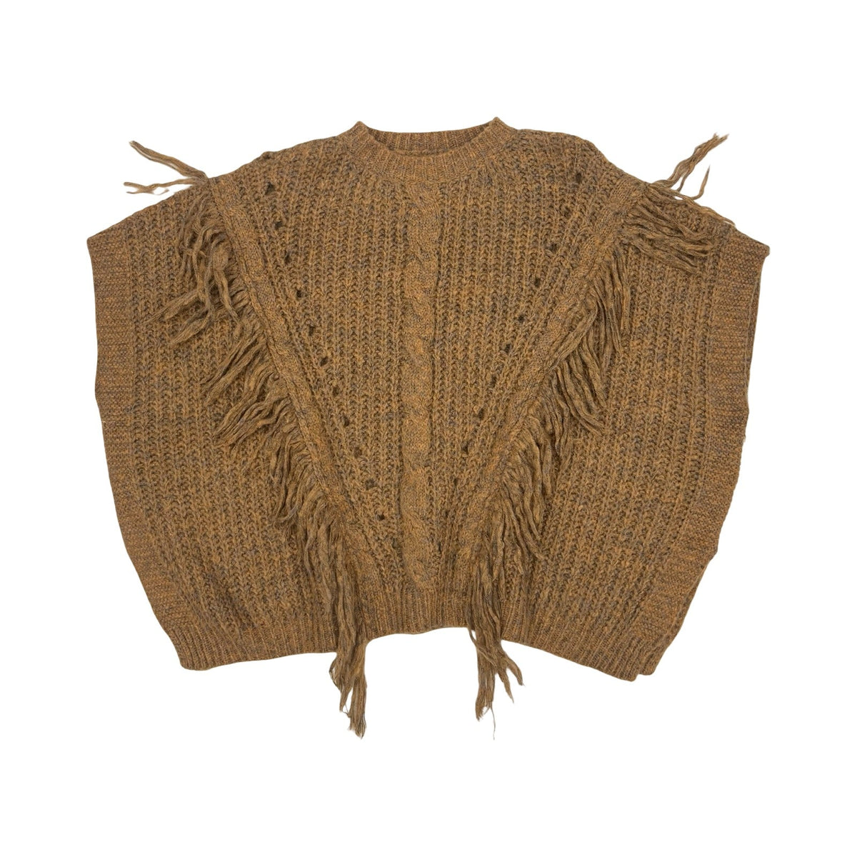 Poncho By Anthropologie In Brown, Size:Osfm