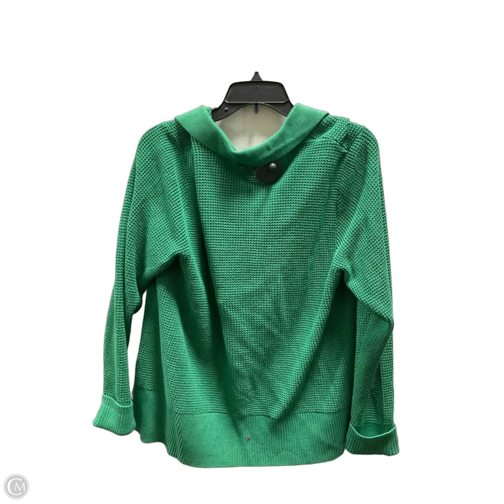 Cardigan By J. Jill In Green, Size: Lp