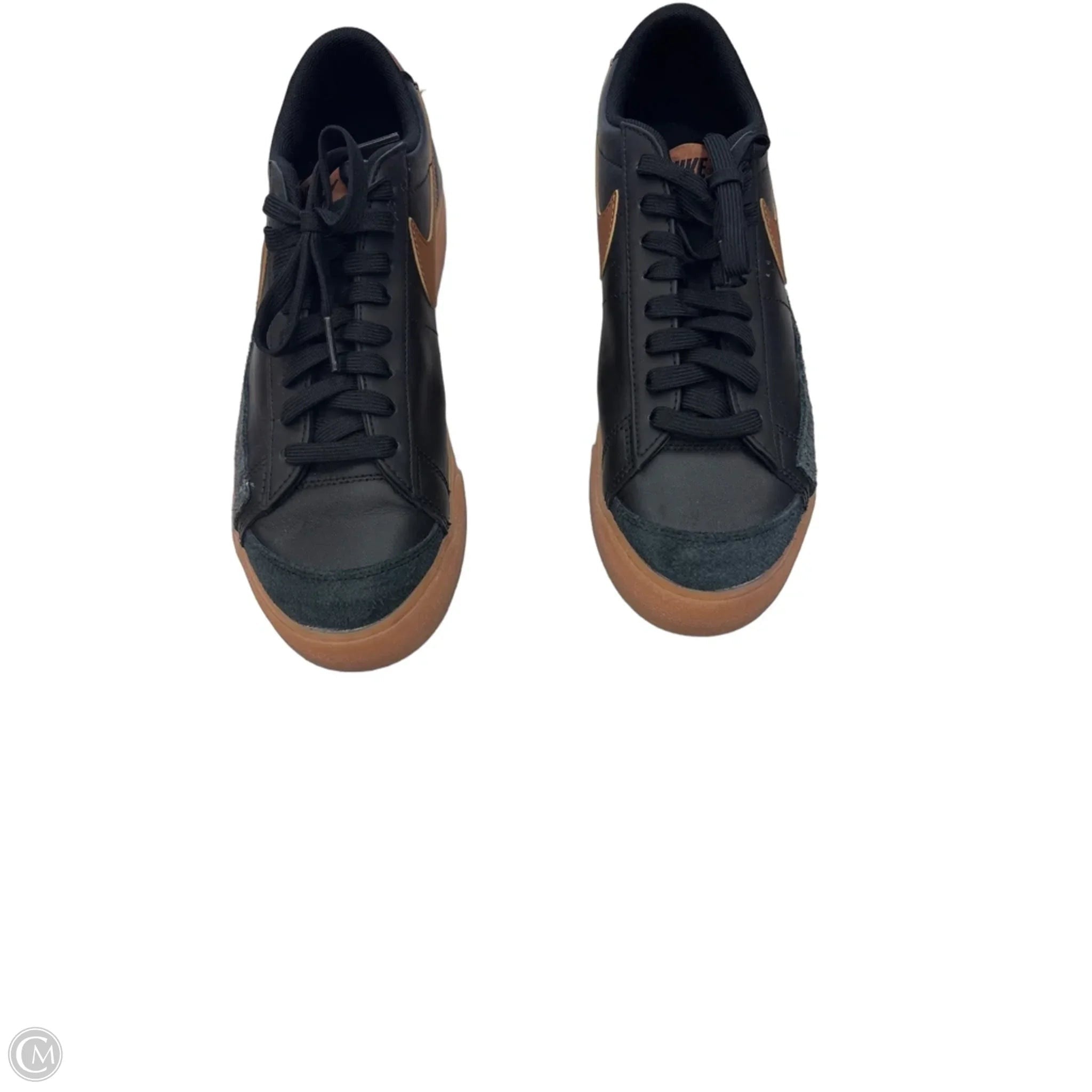 Shoes Sneakers By Nike In Black & Brown, Size: 9.5