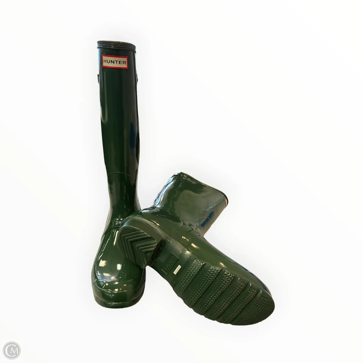 Boots Designer By Hunter In Green, Size: 11