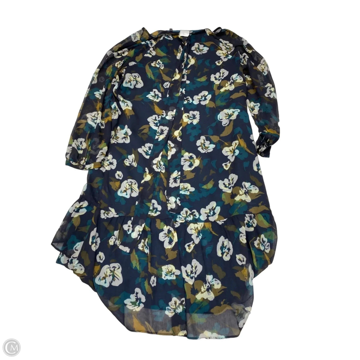 Dress Work By Cabi In Floral Print, Size: S