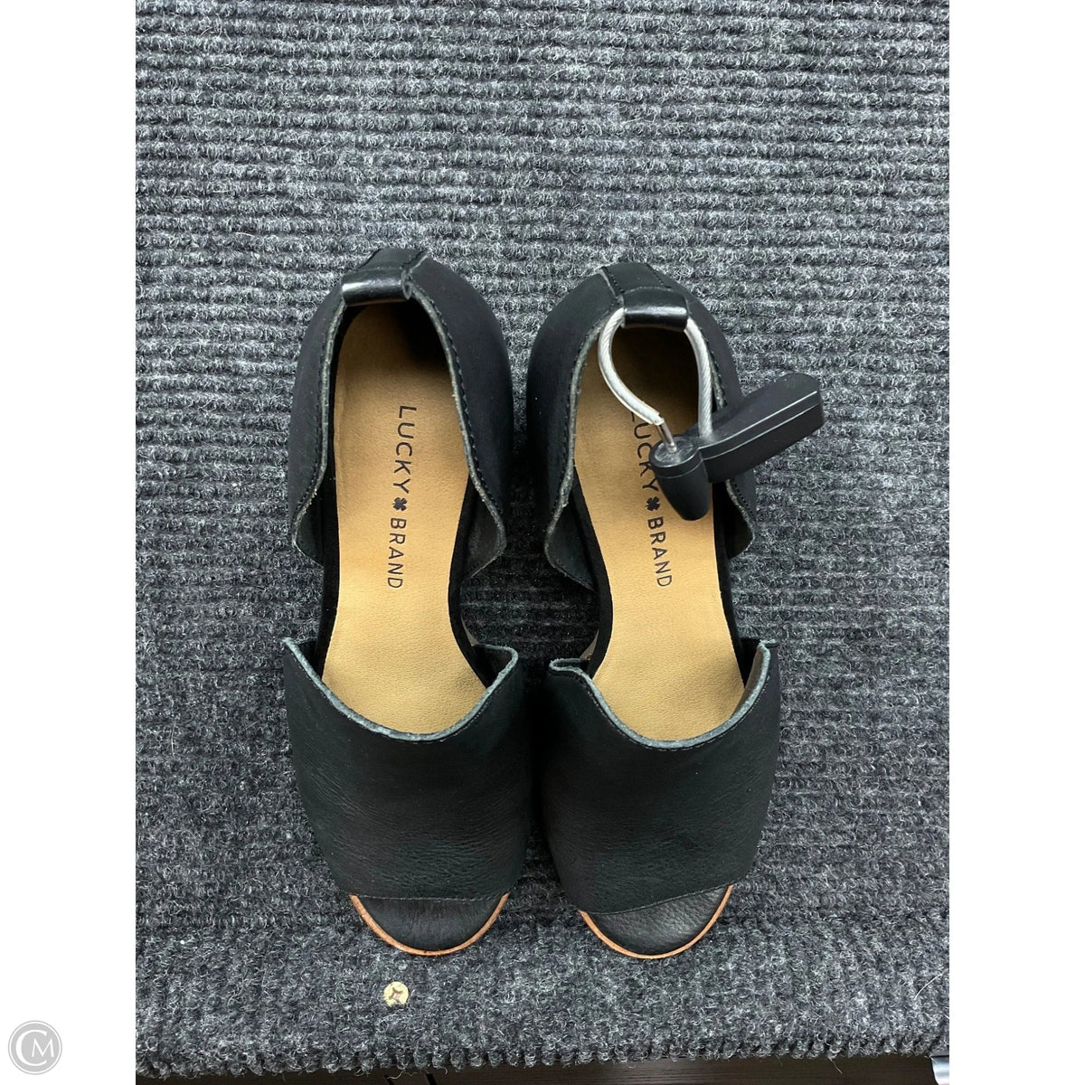 Boots Ankle Heels By Lucky Brand In Black, Size: 8