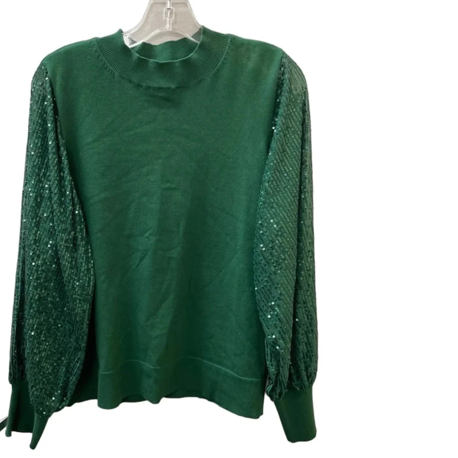 Sweater By Cece In Green, Size: L