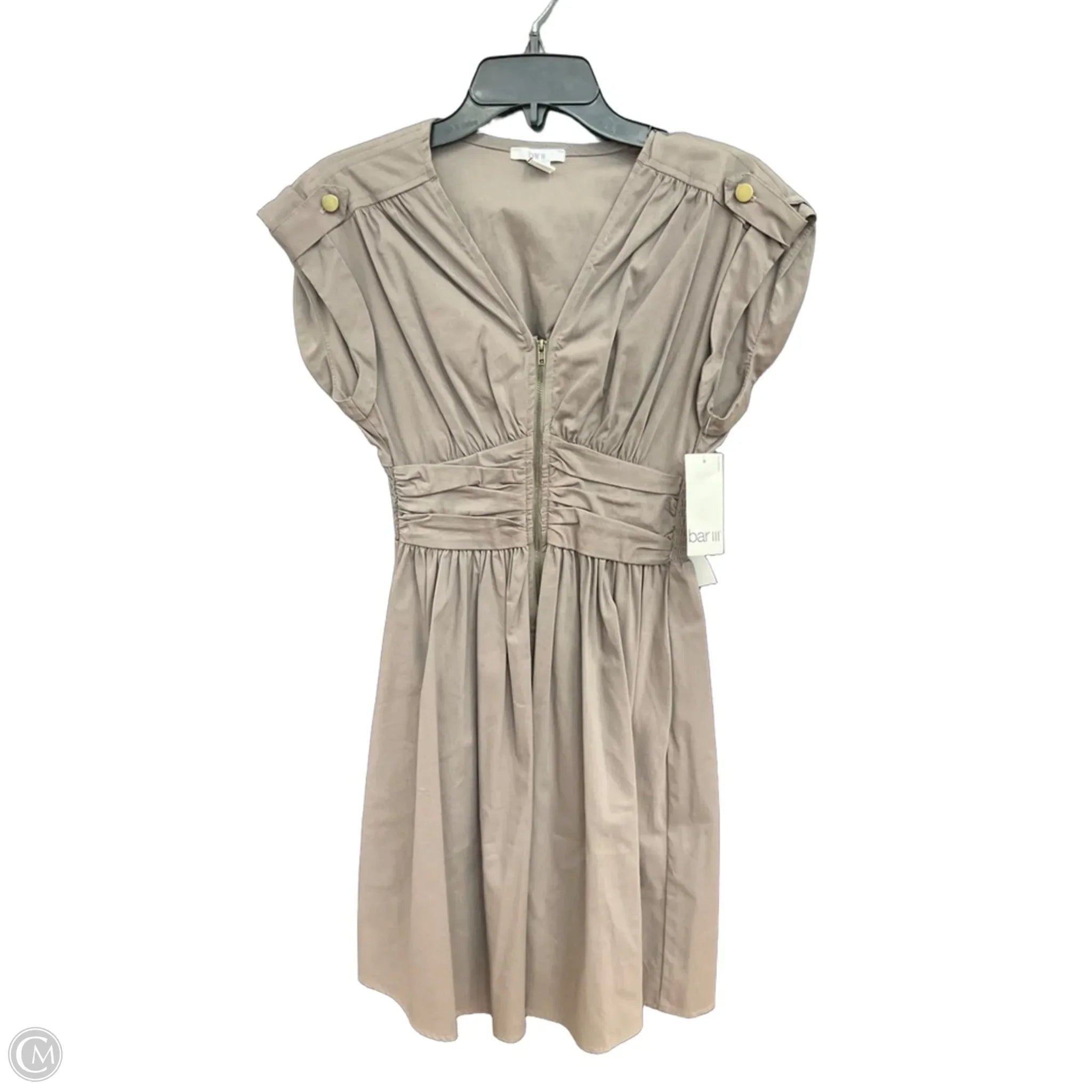 Dress Casual Midi By Bar Iii In Grey, Size: S
