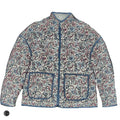 Jacket Puffer & Quilted By 7 For All Mankind In Blue & Purple, Size: S