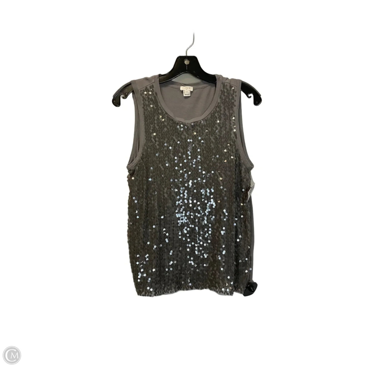 Top Sleeveless By J. Crew In Grey, Size: S