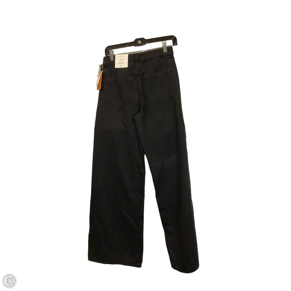 Jeans Wide Leg By Divided In Black, Size: S