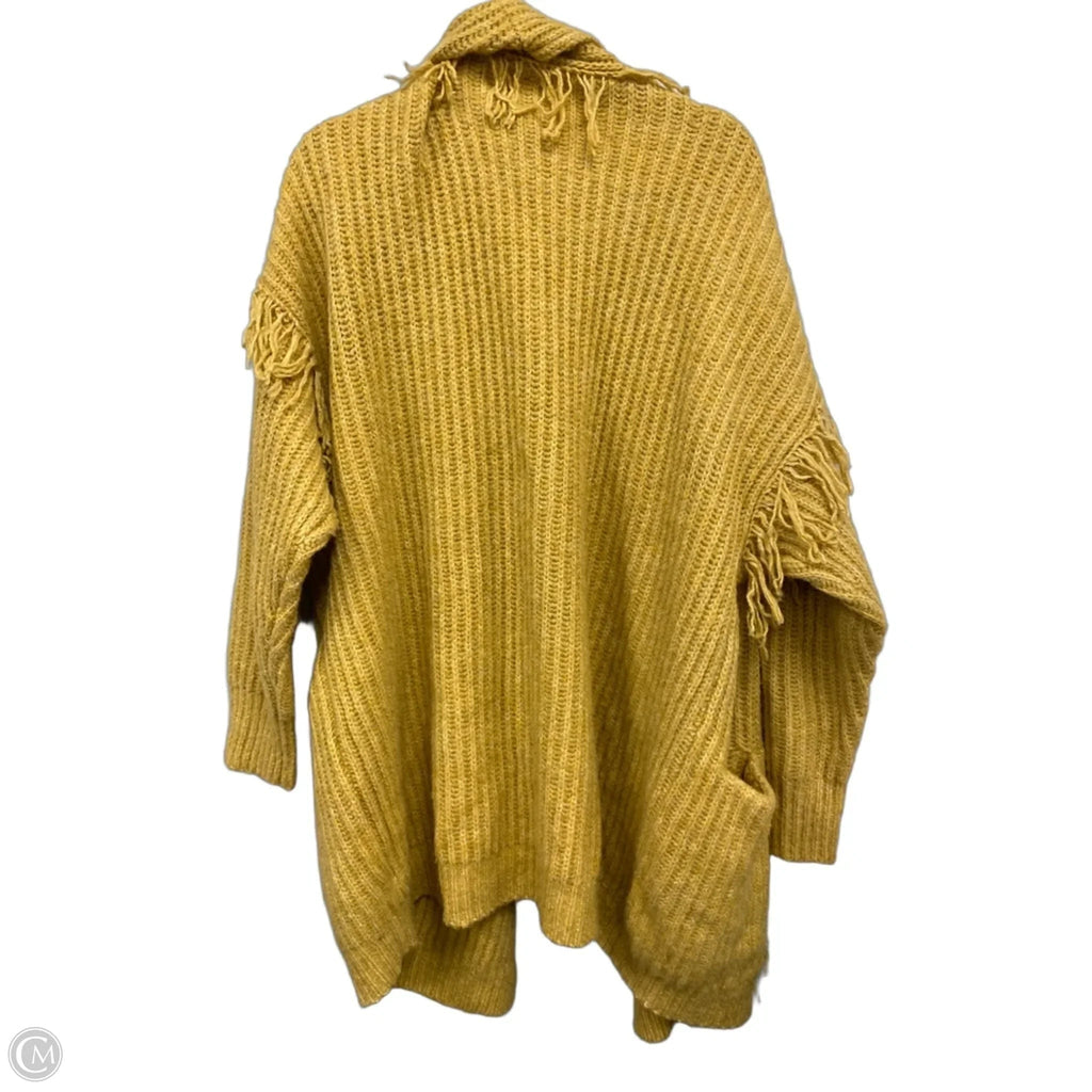 Cardigan By Anthropologie In Gold, Size: L