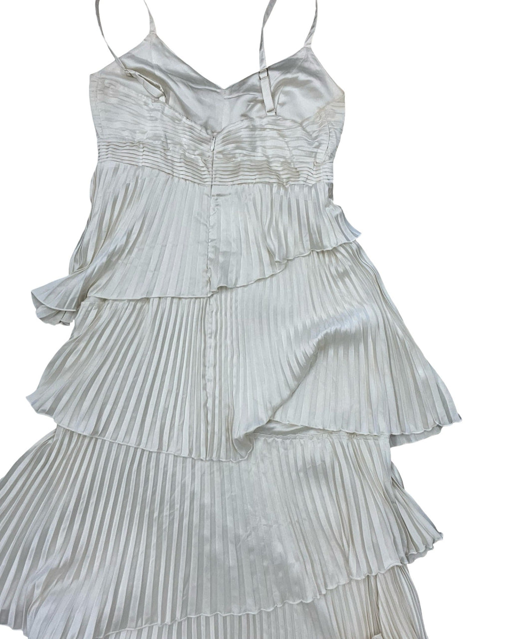 Dress Party Long By Abercrombie And Fitch In Cream, Size:L