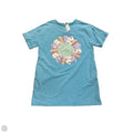 Top Short Sleeve By Easel In Blue, Size: S