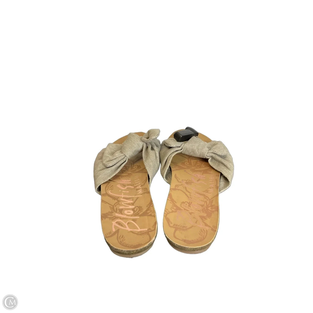 Sandals Flats By Blowfish In Grey, Size: 6.5